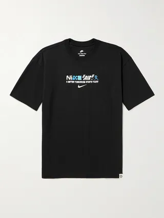 NSW Logo-Print Cotton-Jersey T-Shirt