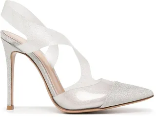 Bright-Light Glitter Pumps