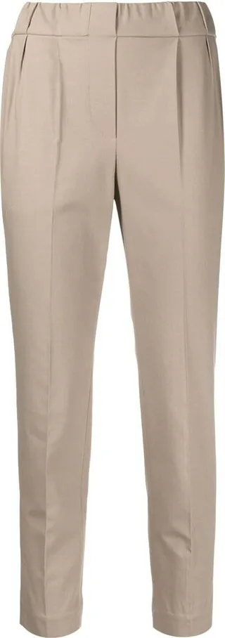 Cropped Tapered Trousers