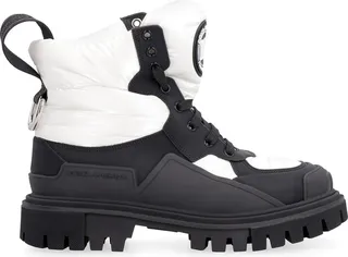 Leather Lace-up Boots