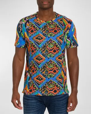 Men's Alien Mask Graphic T-Shirt