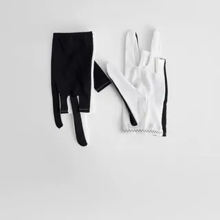 Yohji Yamamoto Woman Black&white Gloves