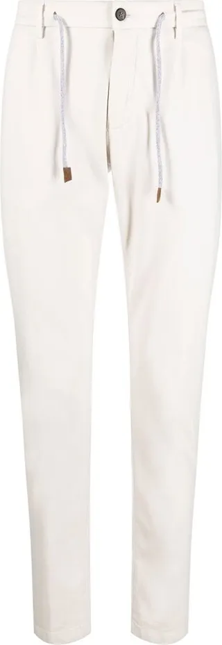 Mid-Rise Tapered Trousers