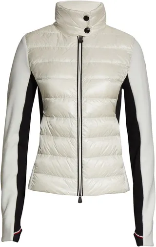 Fleece & Nylon 750 Fill Power Down Puffer Jacket