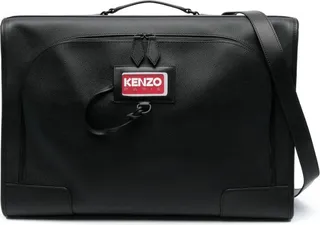 Discover leather suitcase