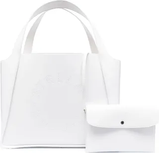 Perforated-Logo Tote Bag