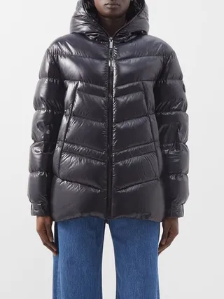 Clair Quilted Lacqué-shell Down Jacket