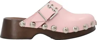 Ganni Buckled Slip-On Clogs