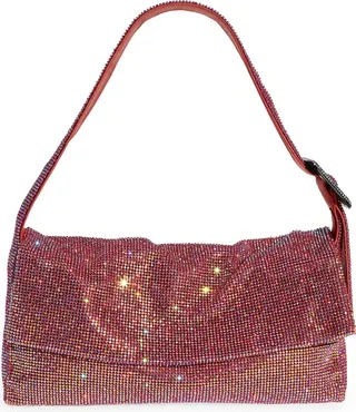 Vitty La Grande Crystal Mesh Shoulder Bag