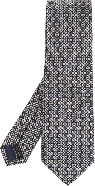 Salvatore Ferragamo Logo Detailed Tie