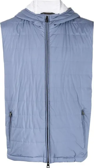 Zipped Hooded Gilet