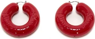 Bumper hoop earrings