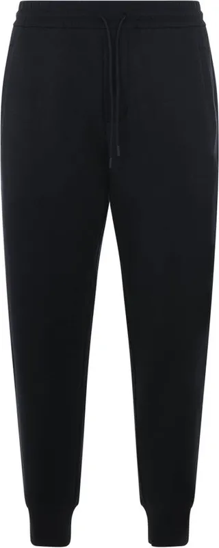 Emporio Armani Logo-Plaque Drawstring Track Pants