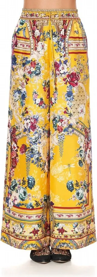 Straight Leg Pant in Crowned Roses