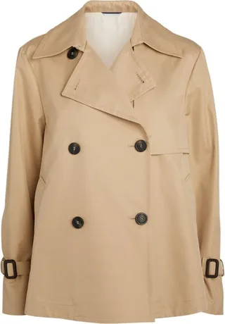 Weekend Max Mara Short Double-Breasted Raincoat