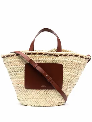 Embossed-Logo Tote Bag