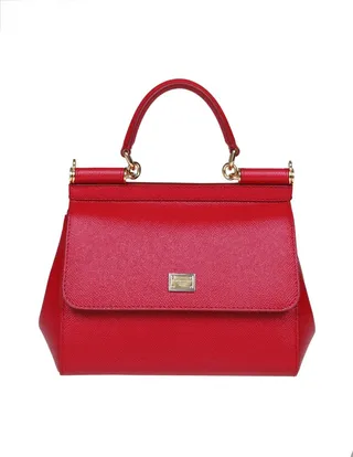 Small Sicily Bag In Dauphine Leather