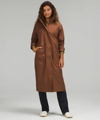 Long Waterproof Rain Jacket