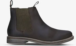 Mens Brown Farsley Leather Chelsea Boots