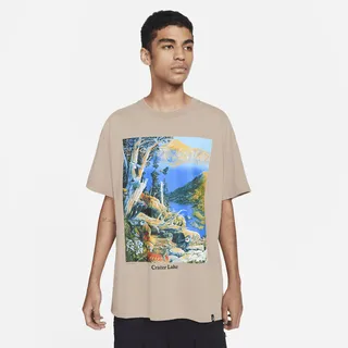 Men's Nike ACG "Crater Lake" Short-Sleeve T-Shirt in Brown