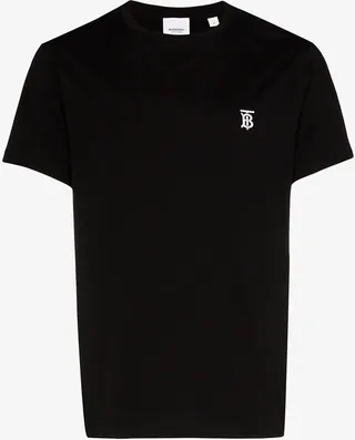 Black Monogram Logo T-Shirt