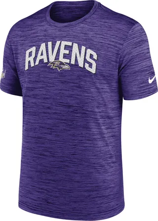 Nike Men's Dri-FIT Velocity Athletic Stack (NFL Baltimore Ravens) T-Shirt in Purple
