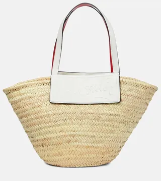 Loubishore Large raffia tote