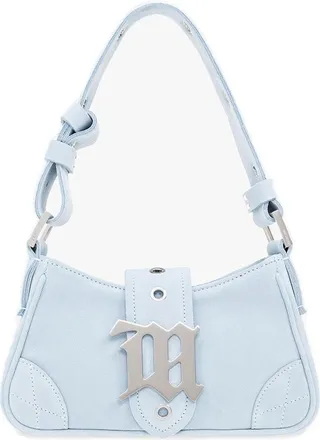 Misbhv Vintage-Effect Hobo Shoulder Bag