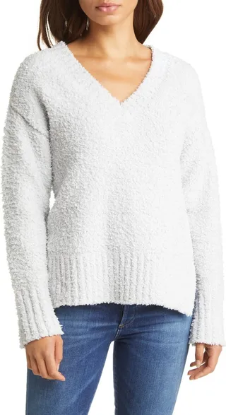 Sea Lux V-Neck Sweater