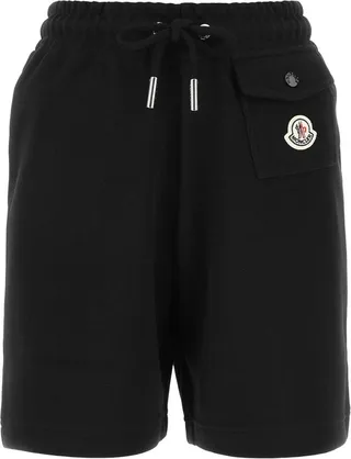 Moncler Logo Patch Drawstring Shorts