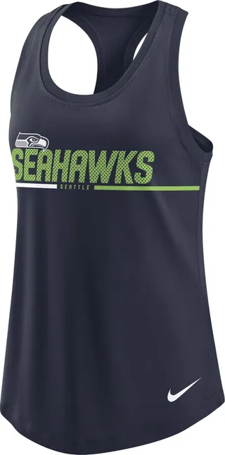 Nike Women's City (NFL Seattle Seahawks) Racerback Tank Top in Blue