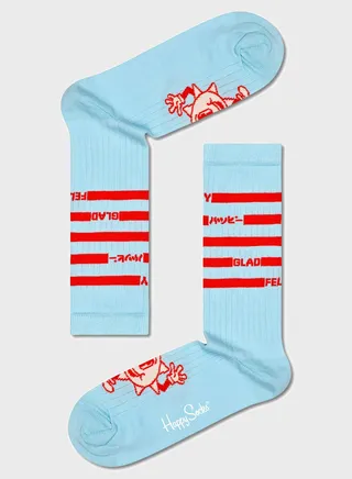 Embroidered Crew Sock