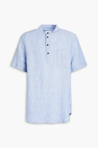 Linen-chambray shirt
