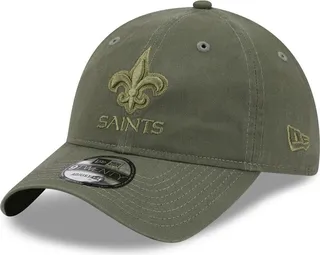Men's New Era Olive New Orleans Saints Core Classic 2.0 Tonal 9TWENTY Adjustable Hat