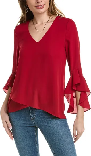 Vince Camuto Flutter Sleeve Tunic