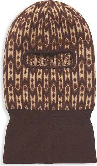 Monogram Jacquard Balaclava