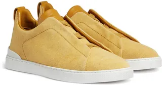 Triple Stitch Canvas Slip-On Sneaker