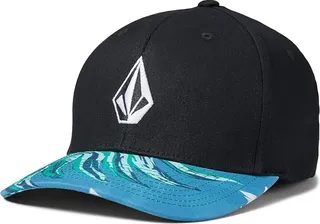 Volcom Full Stone Print Flexfit (Black) Caps
