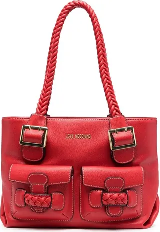 Braid-Detail Shoulder Bag