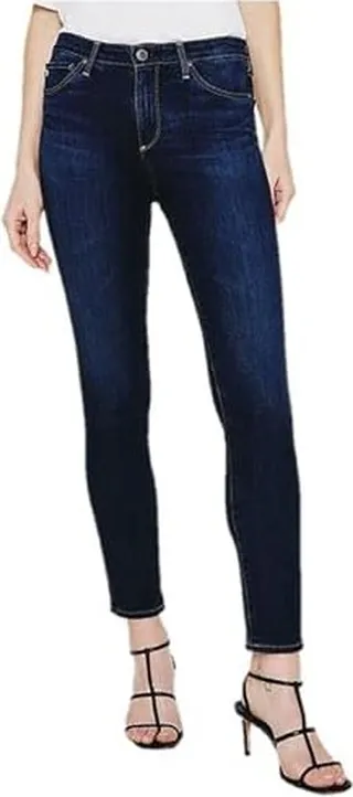 AG Adriano Goldschmied Women's Prima Mid Rise Cigarette Ankle Jean