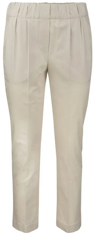 Brunello Cucinelli Cropped Pleated Trousers