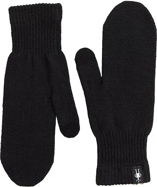 Smartwool Knit Mitt (Black) Extreme Cold Weather Gloves
