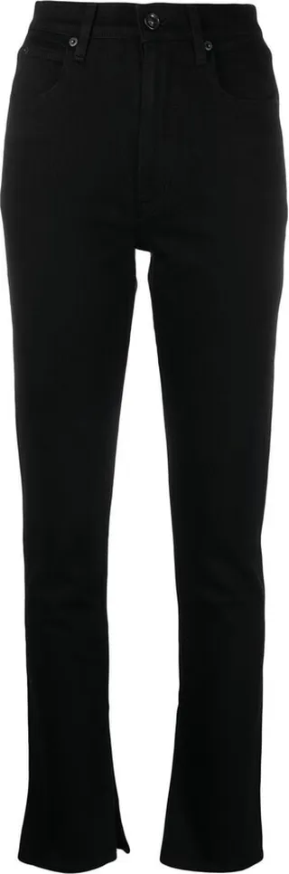 High-Rise Slim-Cut Jeans