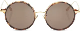 Linda Farrow Bara Rounded-Frame Sunglasses