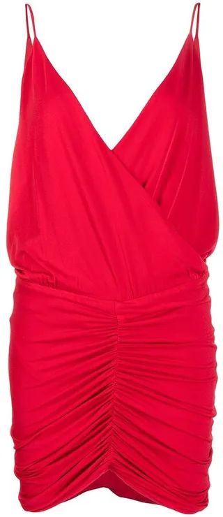 Ruched Mini Dress
