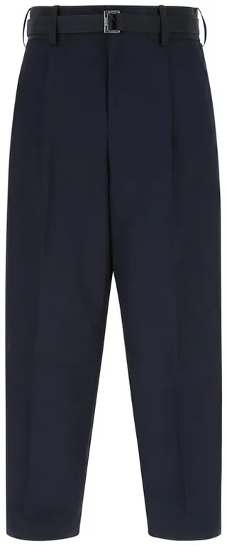 Sacai Belted Straight Leg Pants