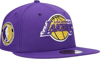 Men's Purple Los Angeles Lakers Team Logoman 59FIFTY Fitted Hat