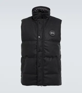 Garson wool-blend vest