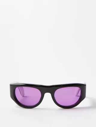 Clyde Round Acetate Sunglasses