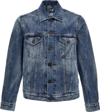 Stone Wash Denim Jacket